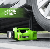 automobilio irankiai - Greenworks Automobilinis keltuvas G24JACK, 3000 kg, 24 V (be akumuliatoriaus ir pakrovėjo) - 3 nuotrauka