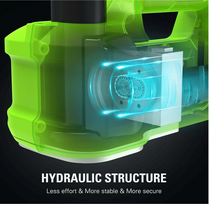 automobilio irankiai - Greenworks Automobilinis keltuvas G24JACK, 3000 kg, 24 V (be akumuliatoriaus ir pakrovėjo) - 7 nuotrauka