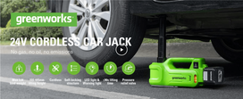 automobilio irankiai - Greenworks Automobilinis keltuvas G24JACK, 3000 kg, 24 V (be akumuliatoriaus ir pakrovėjo) - 9 nuotrauka