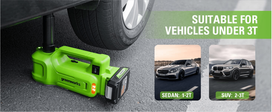 automobilio irankiai - Greenworks Automobilinis keltuvas G24JACK, 3000 kg, 24 V (be akumuliatoriaus ir pakrovėjo) - 11 nuotrauka