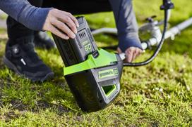 zoliapjoves rankena - Greenworks GD60BCBK4, 60 V (su 4Ah akumuliatoriumi ir krovikliu) - 6 nuotrauka