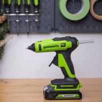 pistoletas klij - Klijų pistoletas Greenworks G24HGG, 11 mm, 24 V - 4 nuotrauka