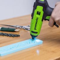 pistoletas klij - Klijų pistoletas Greenworks G24HGG, 11 mm, 24 V - 6 nuotrauka