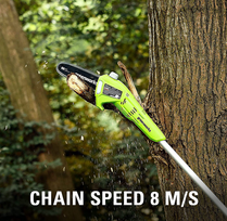 24v akumuliatorius greenworks - Greenworks G40PSF - 6 nuotrauka