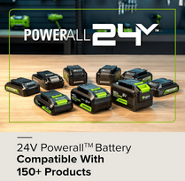24v akumuliatorius greenworks - Greenworks ST24L413-01, 24 V - 11 nuotrauka