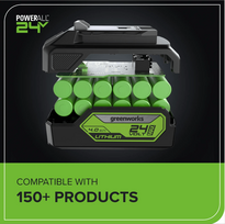 vejapjoves greenworks - Greenworks MO48L424-01, 46 cm, 48V (2x24V) - 4 nuotrauka