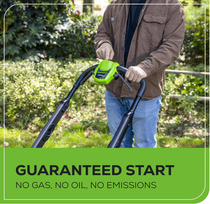 vejapjoves greenworks - Greenworks MO48L424-01, 46 cm, 48V (2x24V) - 12 nuotrauka