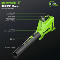 lapu pustuvas - Greenworks BL24L411-01 - 16 nuotrauka