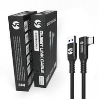 vr akiniai mete quest 3 - Meta Quest Link 3m kabelis USB-A - 2 nuotrauka