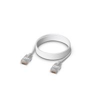 tinklo kabelis 2m - Ubiquiti UACC-Cable-Patch-EL-2M-W tinklo kabelis Permatomas, Balta (White) Cat6 - 5 nuotrauka