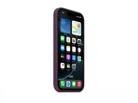 dekla iphone - APPLE iPhone 16 Pro Silicone MagSafe - Plum - 3 nuotrauka