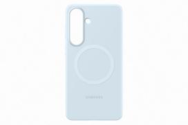 samsung s26 plus - Dėklas Samsung Galaxy S26+ Silicone Magnet Cover Light Mėlyna - 3 nuotrauka