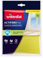 sluostes stiklui - Vileda Actifibre Pro stiklo ir langų šluostė, 1 vnt. - 1 nuotrauka