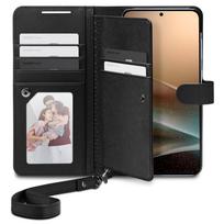 deklas telefonui samsung s25 plus - Spigen "Wallet S Galaxy S25 Plus" Black - 11 nuotrauka
