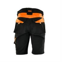 darbo drabuziai - Darbiniai šortai Sara Workwear 11-000272-27, juoda/oranžinė, XL dydis - 2 nuotrauka