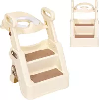 ECOTOYS mokomasis tualeto dangtis HA-P33-2, smėlio (Beige) spalvos