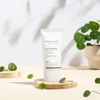 apsauginis kremas nuo saules - Mary & May CICA Soothing Sun Cream SPF50+ PA++++ raminantis apsauginis veido kremas nuo saulės - 50 ml. - 2 nuotrauka