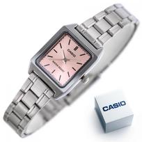 casio ltp - Casio LTP-V007D-4E Moteriškas laikrodis (Sidabrinis/Rožinis) + Dėžutė - 2 nuotrauka