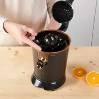 juodos taures - Taurus Easy Press 600 Išcentrinė sulčiaspaudė 600 W Juoda, Ruda - 5 nuotrauka
