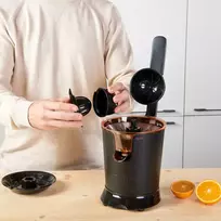 juodos taures - Taurus Easy Press 600 Išcentrinė sulčiaspaudė 600 W Juoda, Ruda - 6 nuotrauka