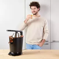 juodos taures - Taurus Easy Press 600 Išcentrinė sulčiaspaudė 600 W Juoda, Ruda - 8 nuotrauka