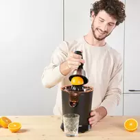 juodos taures - Taurus Easy Press 600 Išcentrinė sulčiaspaudė 600 W Juoda, Ruda - 9 nuotrauka