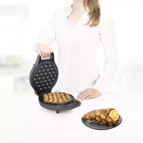 spurgu keptuve - Princess | 132465 | Bubble Waffle Maker | Number of pastry 1 | Belgian waffle | 700 W | Black - 8 nuotrauka