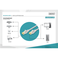cat6 10m s ftp - DIGITUS CAT 6A S-FTP DK-1644-A-100 - 3 nuotrauka