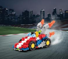 minamas kartingas - Plus Plus 7008 Konstruktorius - 5 nuotrauka