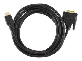 3m hdmi kabelis - Adapteris Gembird HDMI - DVI-D HDMI male, DVI male, 3 m, juoda - 3 nuotrauka