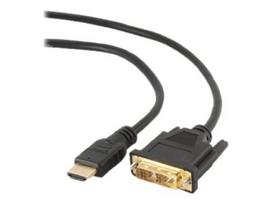3m hdmi kabelis - Adapteris Gembird HDMI - DVI-D HDMI male, DVI male, 3 m, juoda - 6 nuotrauka