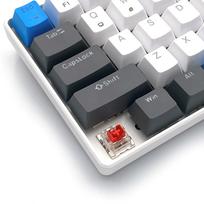 cherry mx - Media-Tech Red Core MX60 MT1259, Balta-Mėlyna (White-Blue) - 8 nuotrauka