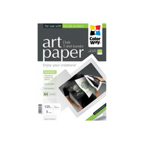 marskineles - Fotopopierius ColorWay A4 120 ART T-Shirt Transfer Dark 5 Pages - 2 nuotrauka