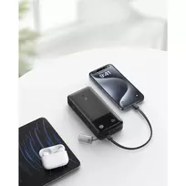 20000 mah - Anker 20000MAH/30W A1384G11,juoda - 6 nuotrauka