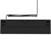 white gaming keyboard - LORGAR Azar 514, Wired mechanical gaming keyboard, RGB backlight, 1680000 colour variations, 18 modes, keys number: 104, 50M clicks, linear dream switches, spring cable up to 3.4m, ABS plastic metal, magnetic cover, 450*136*39mm, 1.17kg, white, EN layout | LRG-GK514W-US - 3 nuotrauka