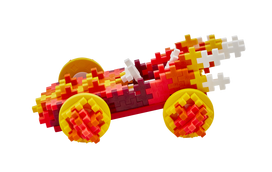 plus konstruktorius - Plus Plus konstruktorius, Automobilis Ugnis, 200 vnt. - 3 nuotrauka