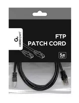 cat 5e senukai - Gembird CAT e5 Patch Cable Black 2m - 2 nuotrauka