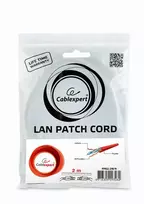 tinklo kabelis 2m - Gembird Cable UTP Patch CAT 6 Red 2m - 4 nuotrauka