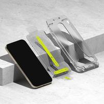 iphone 9 - Ringke "Easy Slide" Apsauginis stiklas 2-Pack Google Pixel 9 / 9 Pro Skaidrus (Clear) - 7 nuotrauka