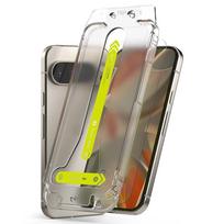 iphone 9 - Ringke "Easy Slide" Apsauginis stiklas 2-Pack Google Pixel 9 / 9 Pro Skaidrus (Clear) - 8 nuotrauka