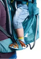 dzinsinis audinys - Deuter Kid Comfort Active SL žygių krepšys mėlynas 3620021 - 5 nuotrauka