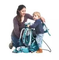 dzinsinis audinys - Deuter Kid Comfort Active SL žygių krepšys mėlynas 3620021 - 7 nuotrauka