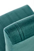 artisan oak - Valgomojo kėdė Halmar Diego 3 Velvet, pilka - 5 nuotrauka