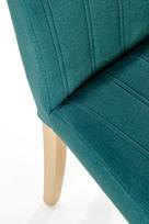 artisan oak - Valgomojo kėdė Halmar Diego 3 Velvet, pilka - 6 nuotrauka