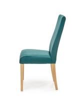 artisan oak - Valgomojo kėdė Halmar Diego 3 Velvet, pilka - 8 nuotrauka