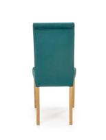 artisan oak - Valgomojo kėdė Halmar Diego 3 Velvet, pilka - 9 nuotrauka