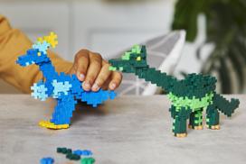plus konstruktorius - Plus Plus konstruktorius, Pradžiamokslis Dinozaurai, 600 vnt. - 3 nuotrauka