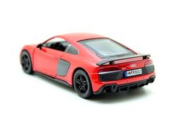 kinsmart - KiNSMART automobilis 2020 Audi R8 Coupé Raudonas (Red) - 3 nuotrauka