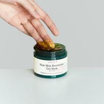 veido kauke - Raminamoji veido kaukė Axis-Y New Skin Resolution Gel Mask, 100 ml - 3 nuotrauka