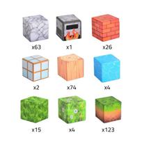 rinkinys - Woopie Magnetiniai konstruktoriai „Blokų pasaulis“ 108 vnt. - 4 nuotrauka